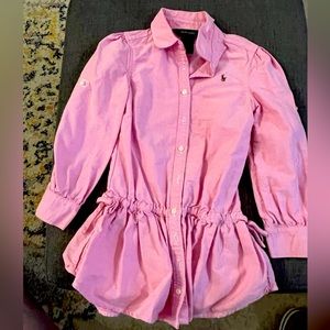Ralph Lauren drawstring girls tunic. sz 5